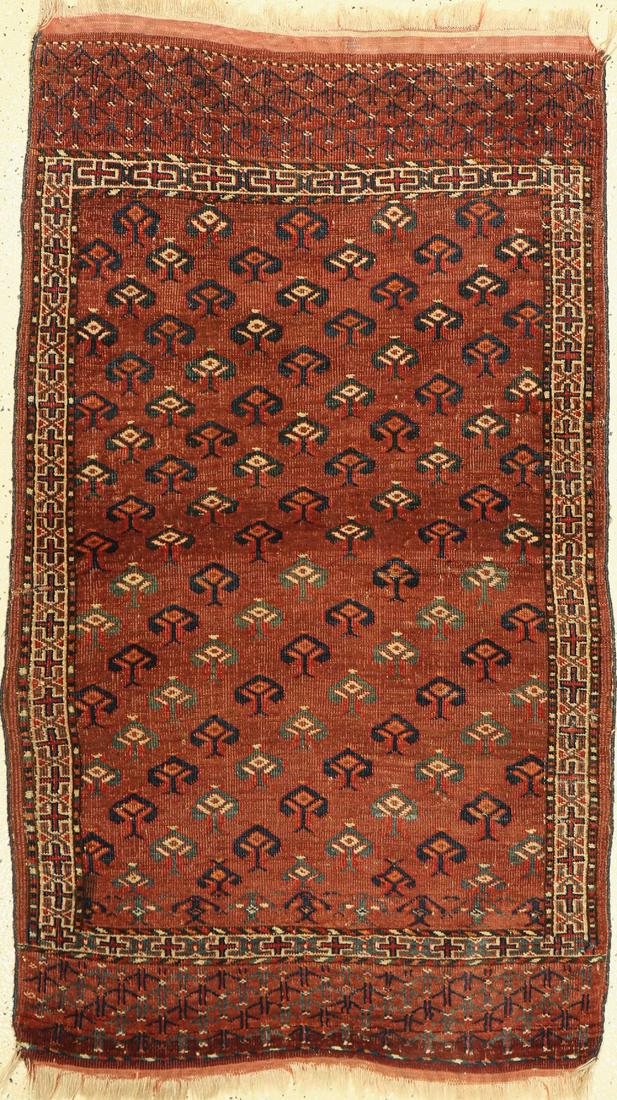 Yomuth antique, Turkmenistan, 19th century, wool on (1 of 1)