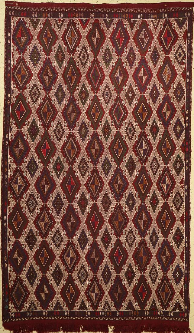 Cicim Kilim old, Turkey, around 1940, wool on wool (1 of 1)