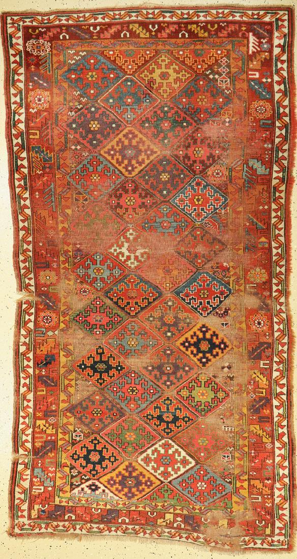Saujbulagh antique, Persia, mid 19th century, wool on (1 of 1)