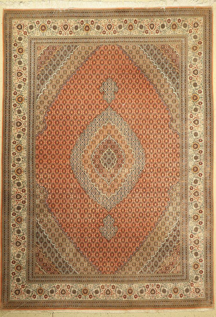 Tabriz fine, Persia, approx. 40 years, wool with silk (1 of 1)