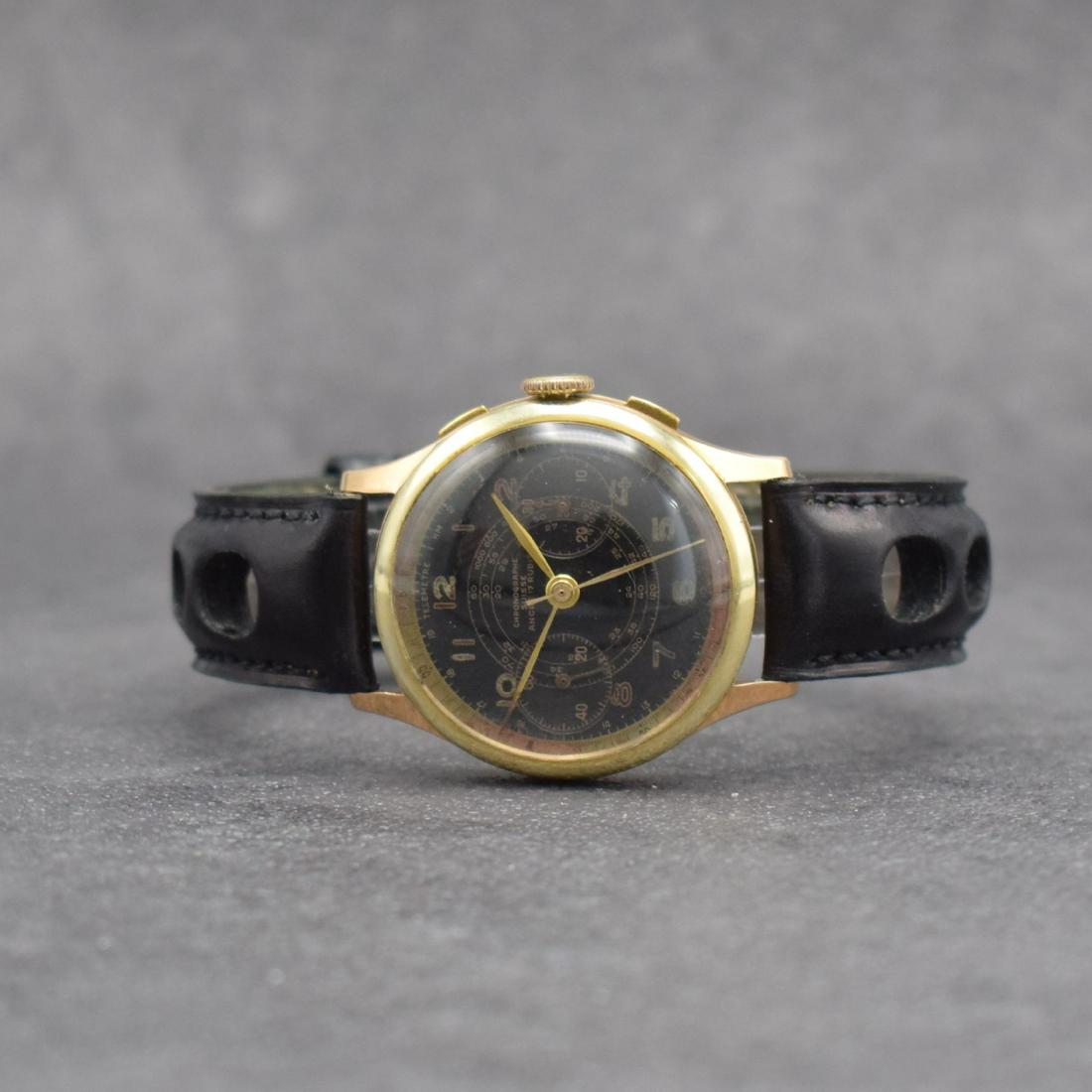 CHRONOGRAPHE SUISSE 18k pink gold chronograph (1 of 10)