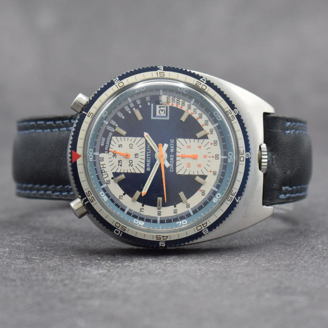 BREITLING 'Bull Head' gents wristwatch with chronograph (1 of 9)
