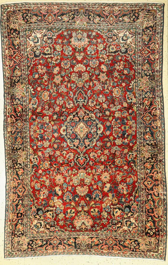 Saruk antique, Persia, around 1910, wool on cotton (1 of 1)