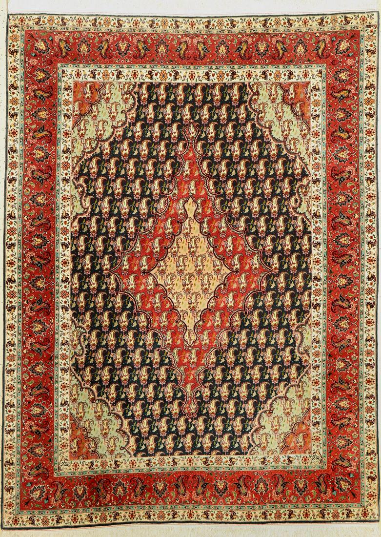 Tabriz Alabaft fine (50 Raj), signed, Persia, approx. (1 of 1)