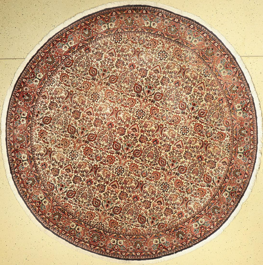 Rare round bidjar fine Persia, approx. 50 years, wool (1 of 1)