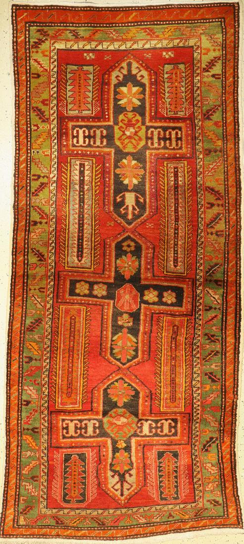 Kazak old, Caucasus, around 1950, wool on cotton (1 of 1)