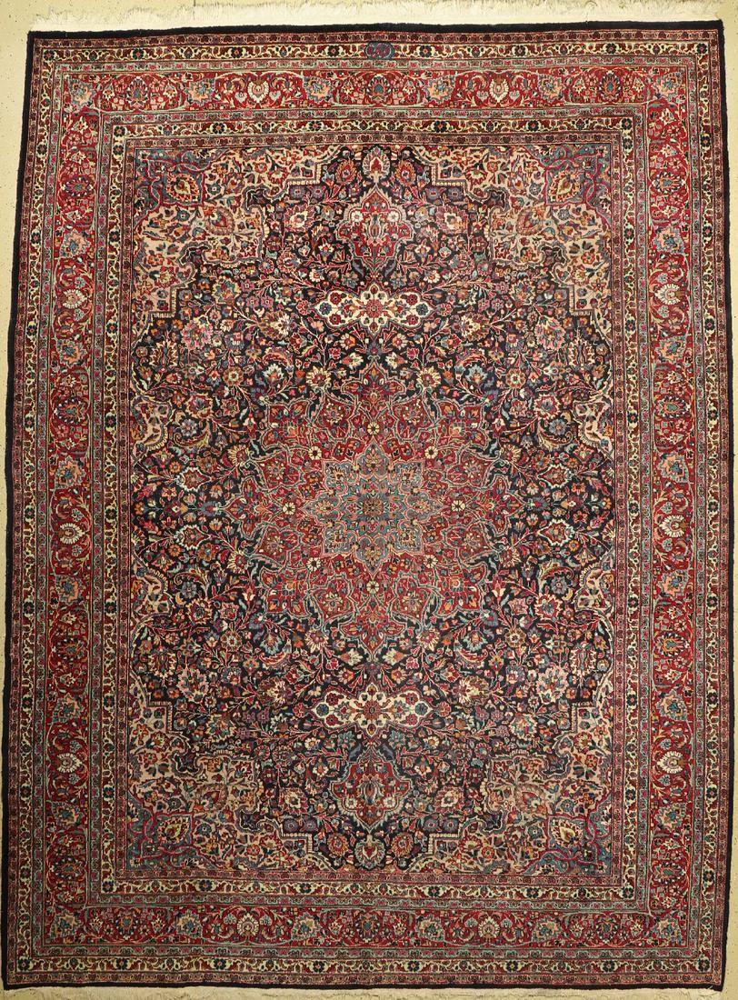 Mesched Amoghli old, signed, Persia, around 1940, wool (1 of 1)