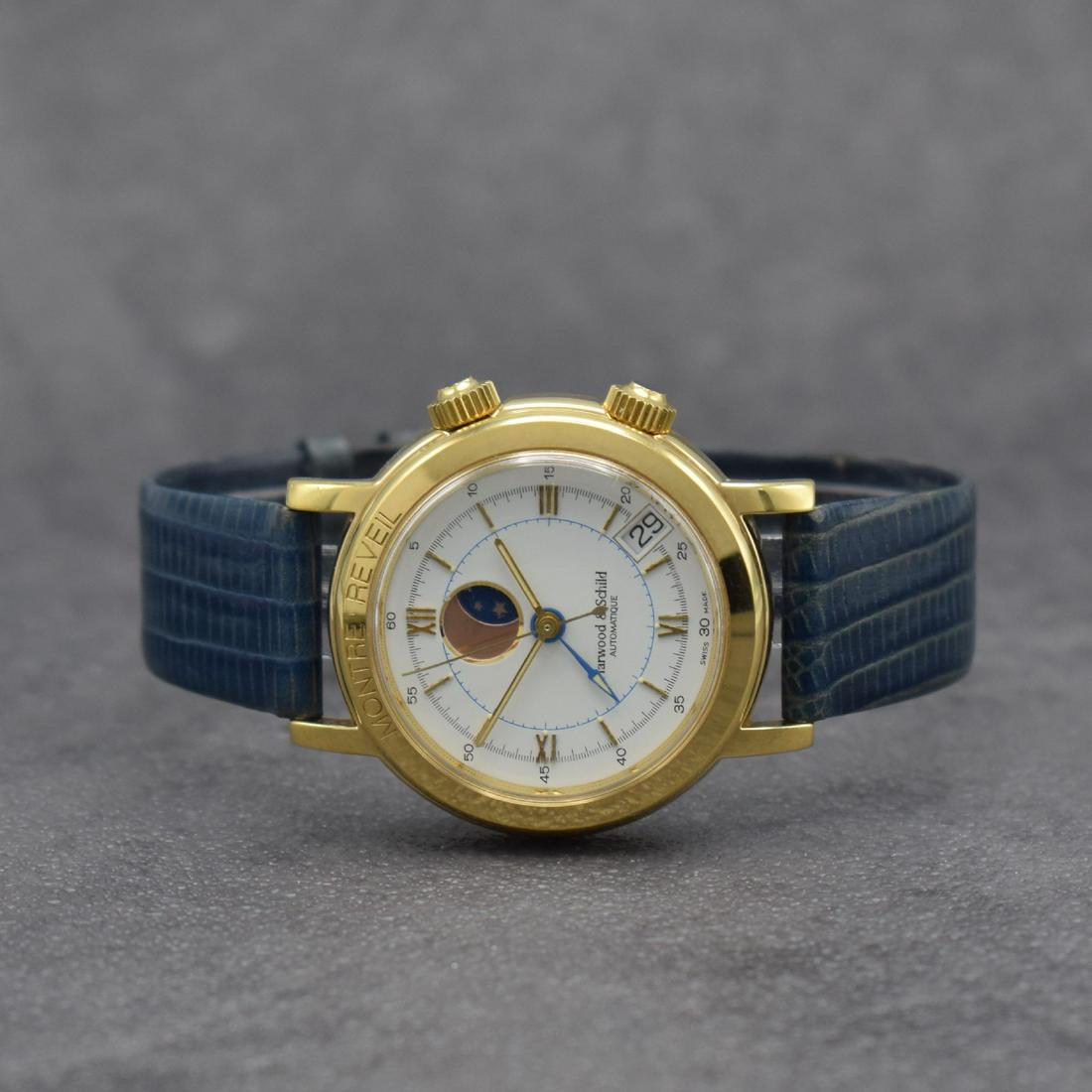 HARWOOD & SCHILD gents wristwatch with alarm (1 of 8)