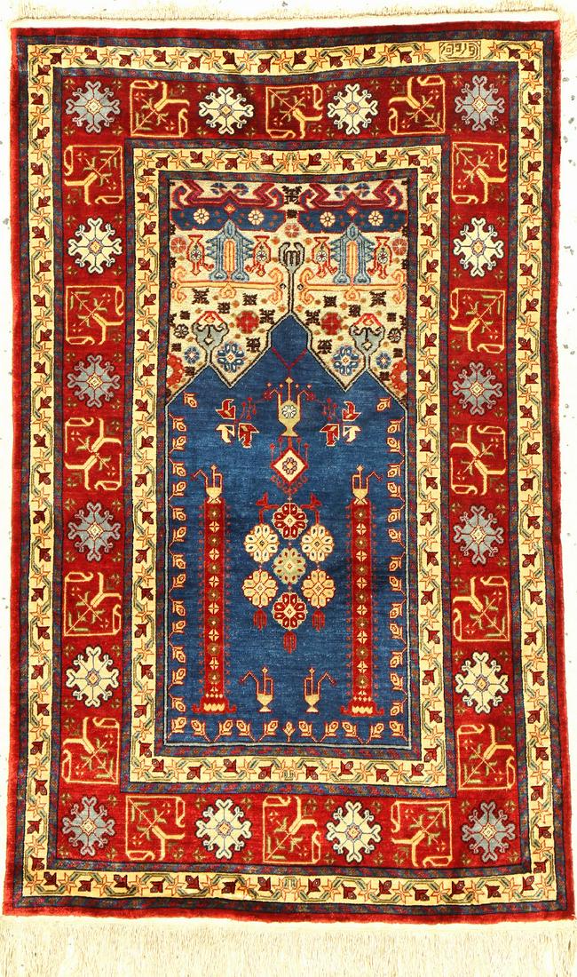 Fine silk Hereke old, Turkey, around 1930/1940 (1 of 6)