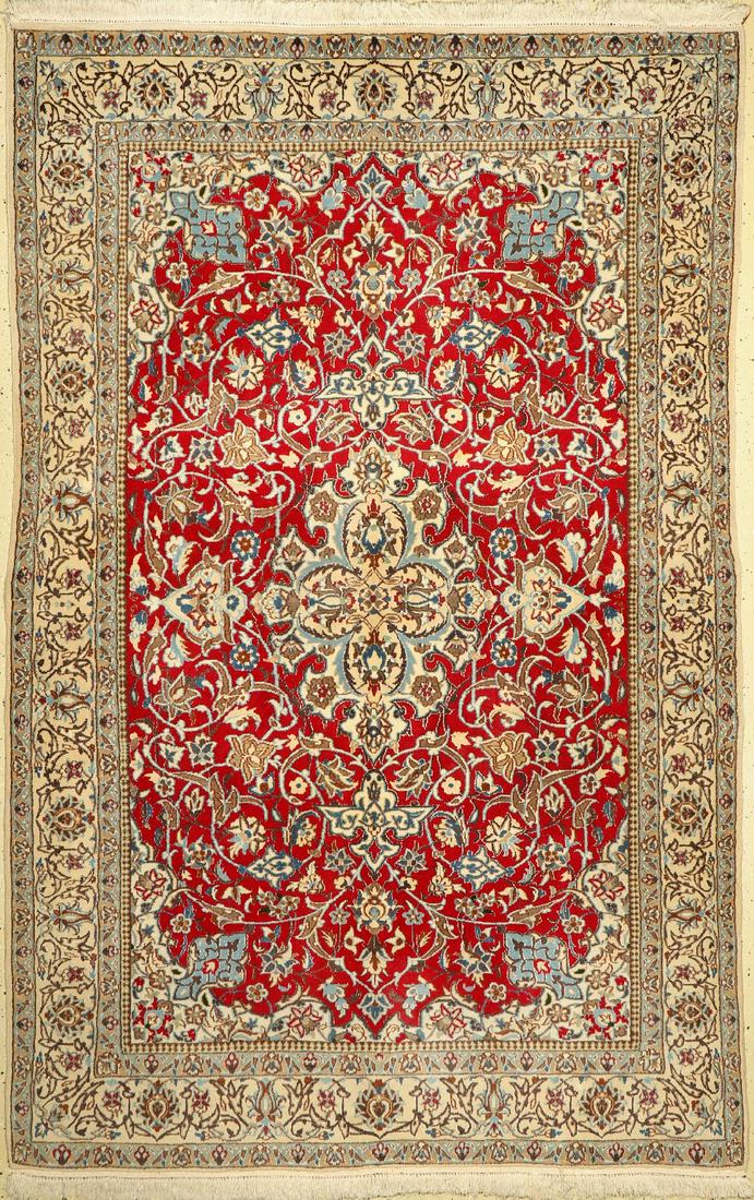 Nain, Persia, approx. 50 years, wool on cotton (1 of 1)