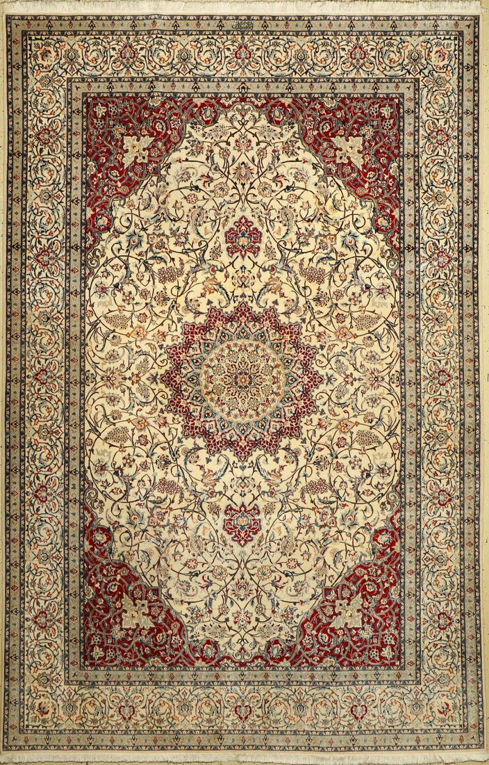 Nain fein (6 La), Signed, (Habibian), Persia, approx. (1 of 1)