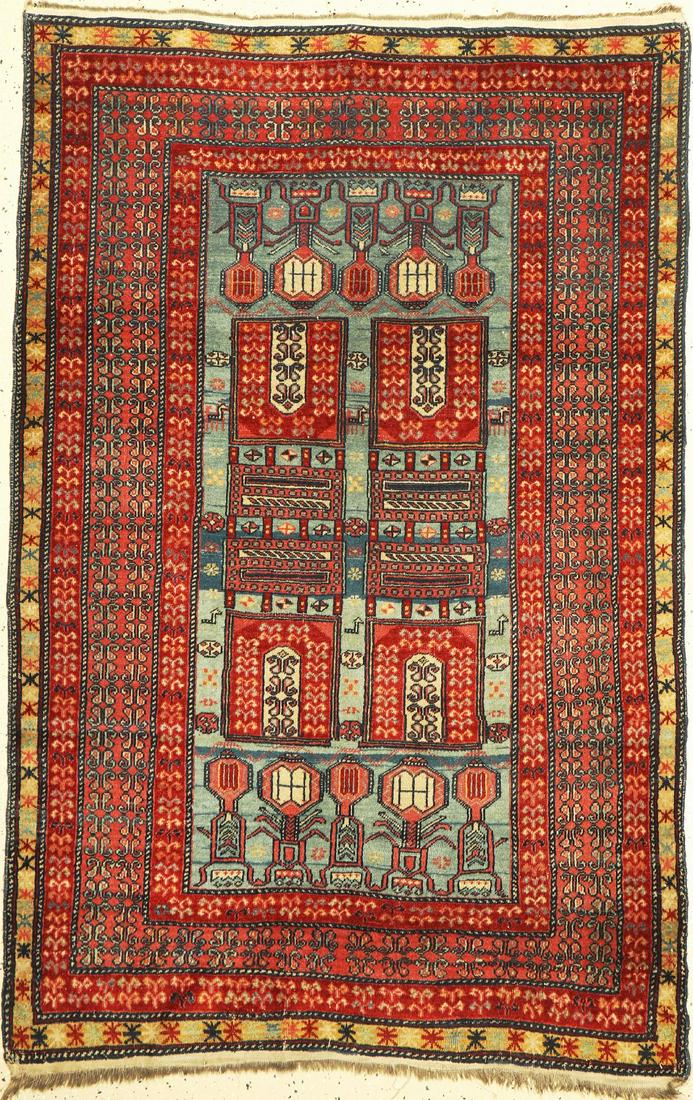 Antique Tachte-Shirvan, Caucasus, around 1900,wool on (1 of 1)