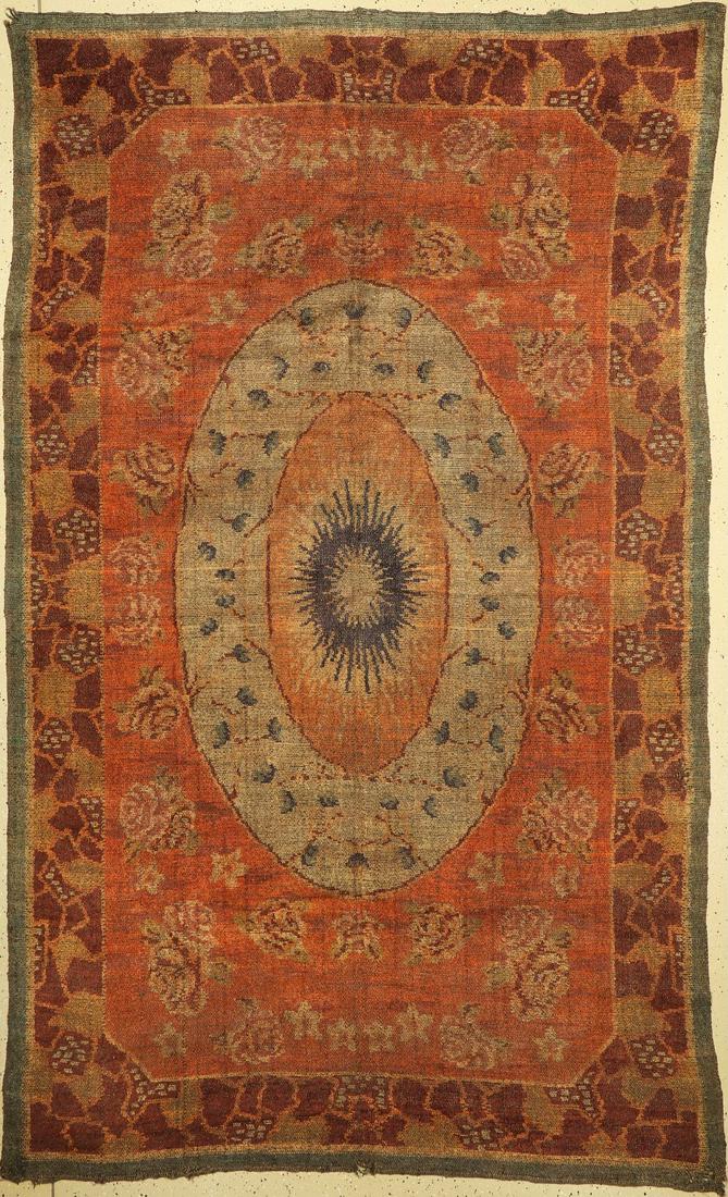 Antique European carpet, approx. 300 x 180 cm,condition: (1 of 1)