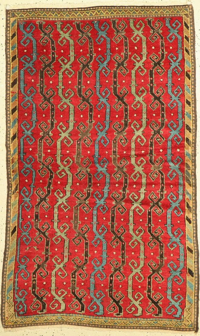 Antique Kurdish carpet, Turkey, around 1900, wool knotted (1 of 1)