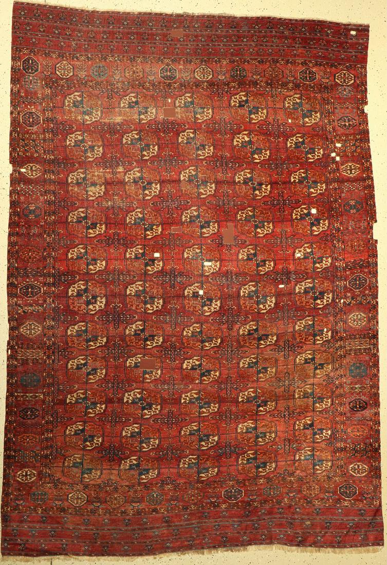 Tekke main carpet antique, Turkmenistan, middle of (1 of 7)