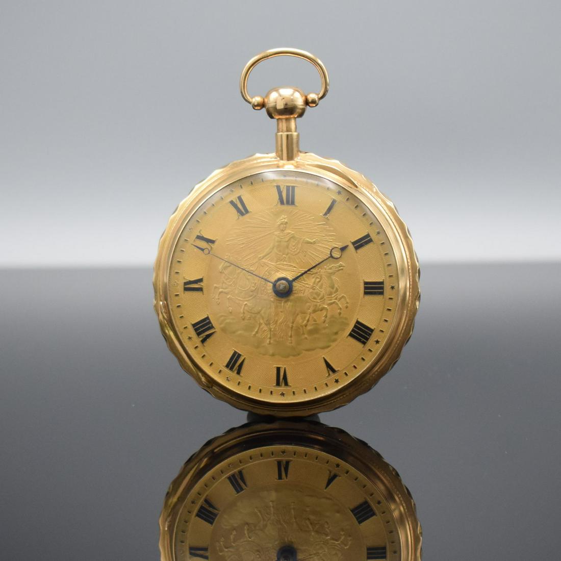 Big 18k pink gold pocket watch with 1/4-hour-repetition (1 of 7)