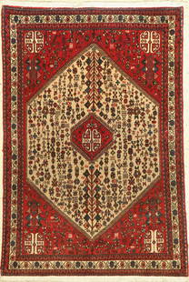 Abadeh, Persia, approx. 50 years, wool on cotton: Abadeh, Persia, approx. 50 years, wool on cotton, approx. 162 x 105 cm, condition: 2.Rugs & Carpets