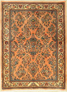 Saruk fine, Persia, approx. 50 years, wool on cotton: Saruk fine, Persia, approx. 50 years, wool on cotton, approx. 148 x 113 cm, condition: 2.Rugs & Carpets