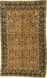 Bidjar old, Persia, around 1950, wool on cotton: Bidjar old, Persia, around 1950, wool on cotton, approx. 138 x 85 cm, condition: 2- 3.Rugs & Carpets
