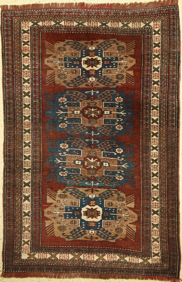 Kars Kazak, Turkey, around 1950, wool on wool,approx. 213 (1 of 1)