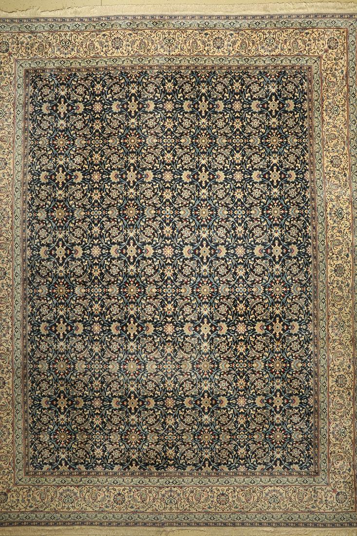Nain fine(9 La), Persia, around 1960, wool on cotton with (1 of 1)