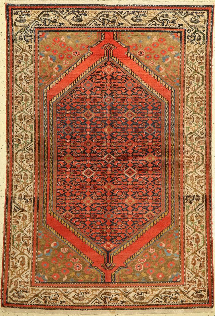 Hamadan antique, Persia, around 1900, wool on cotton (1 of 1)