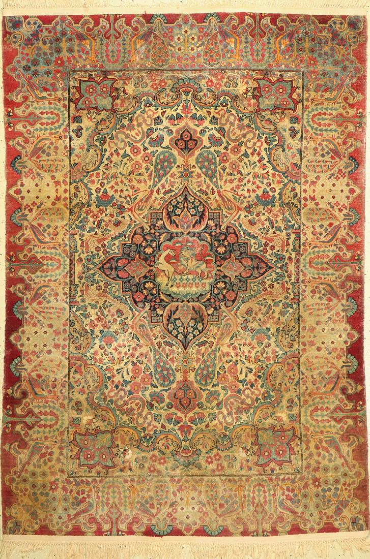 Yazd old, Persia, around 1930, wool on cotton,approx. 205 (1 of 1)