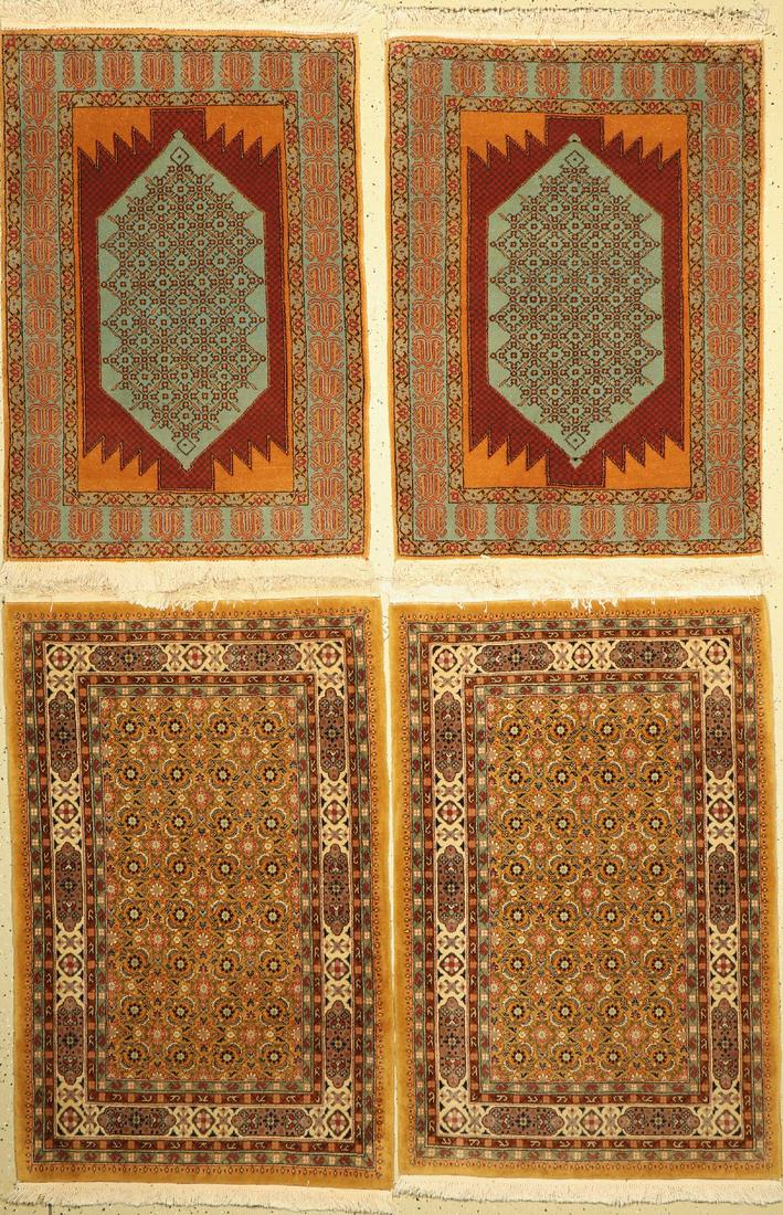 4 lots of Albanian carpets, approx. 40 years, wool on (1 of 1)