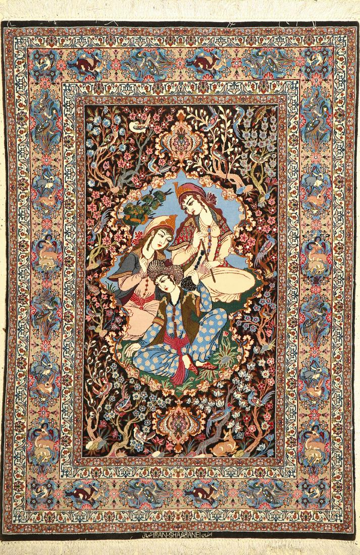 Isfahan fine, signed, (Shaabanei), Persia, approx. 50 (1 of 1)