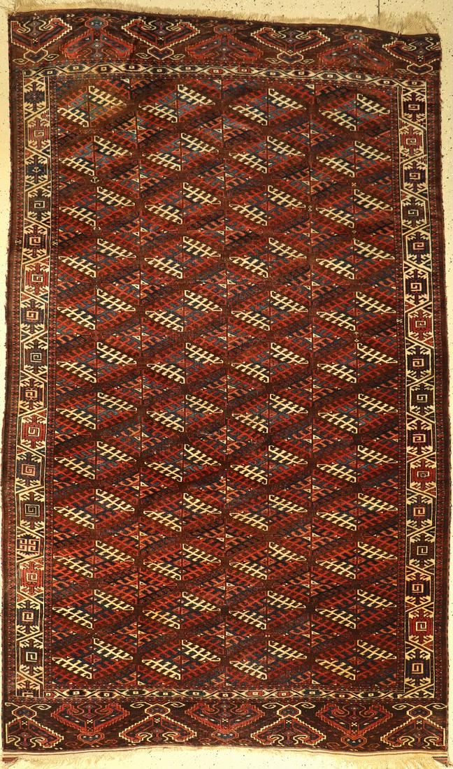 Antique Yomud, Turkmenistan, around 1900, woolon wool (1 of 1)