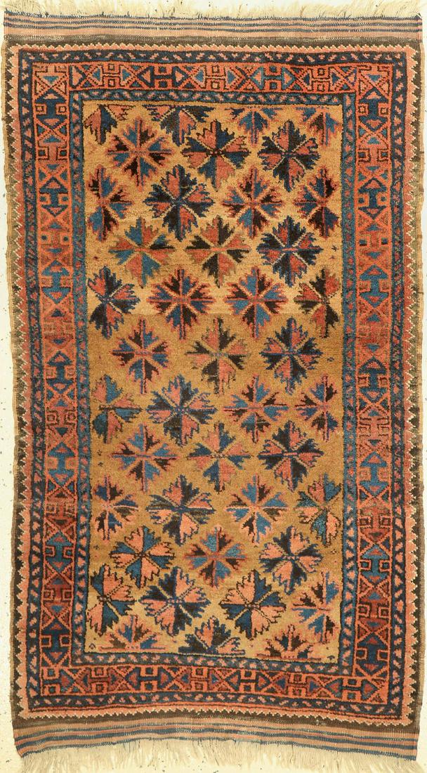 Antique Baloch, Afghanistan, around 1920, woolon wool: Antique Baloch, Afghanistan, around 1920, woolon wool, approx. 125 x 84 cm, condition: 2.Rugs, Carpets & Flatweaves