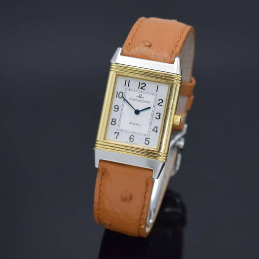 JaegerLeCoultre ladies wristwatch Reverso in steel (3142) on Jul 23