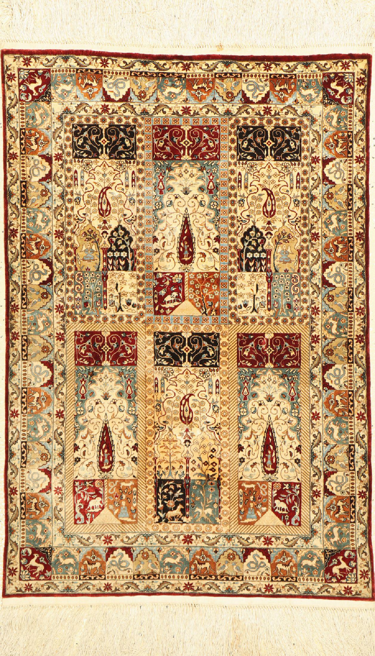 Hereke Seide Sehr fein, China, approx. 40 Jahre, reine (1 of 1)