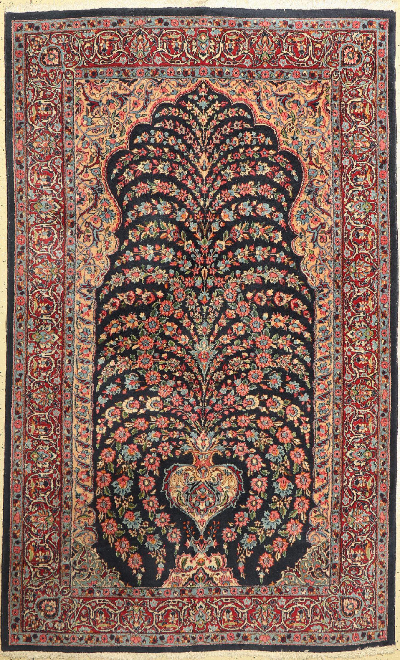 Kirman fine, Persia, approx. 50 years, wool oncotton (1 of 1)