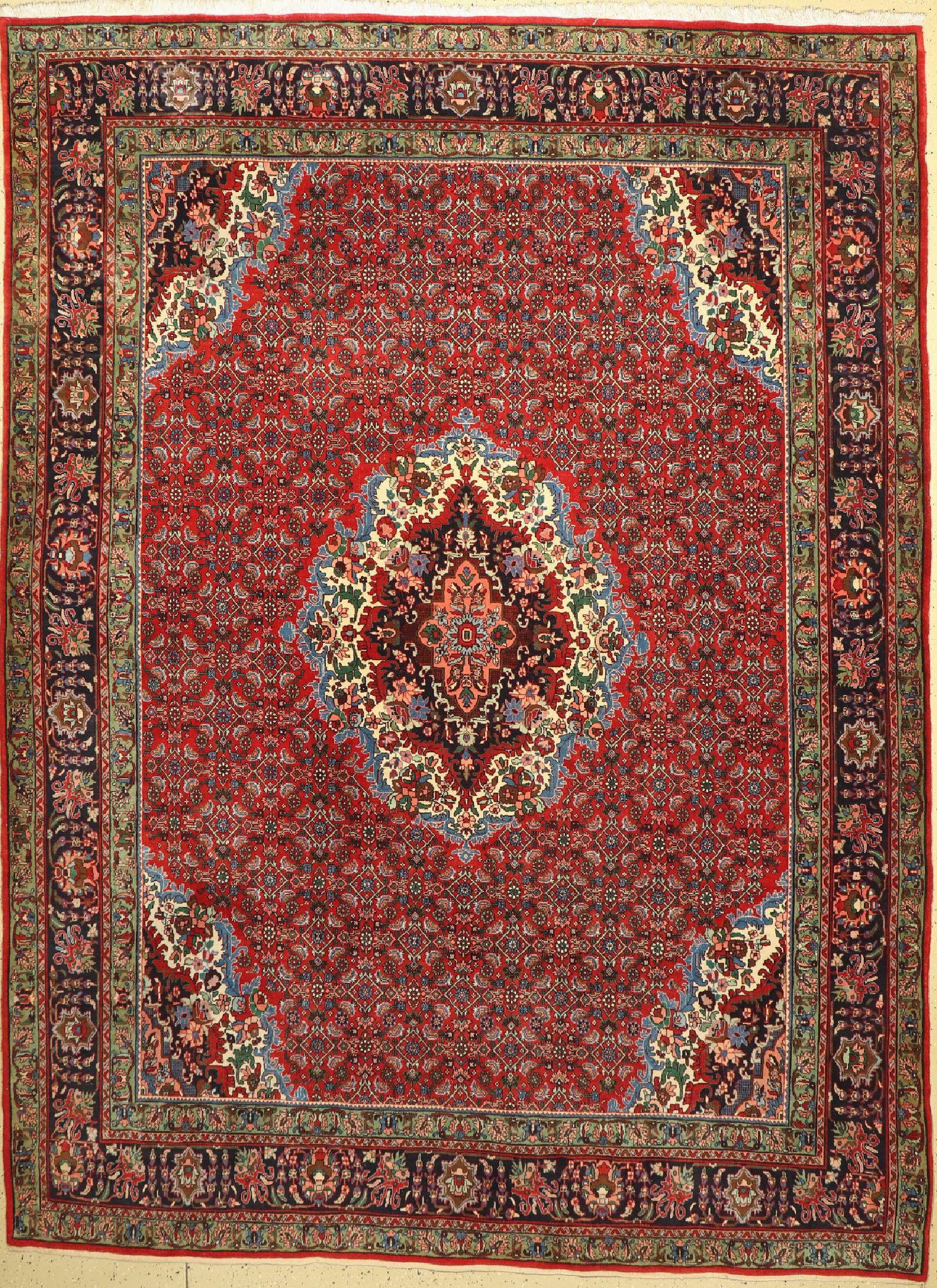Bijar fine, Persia, around 1950, wool on cotton (1 of 1)