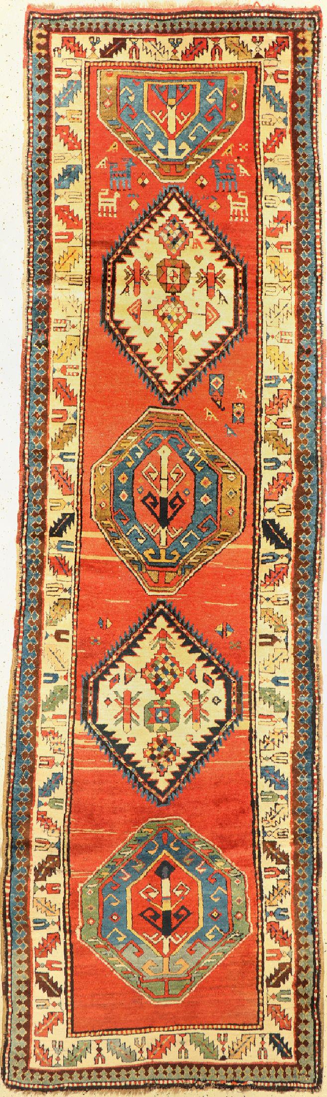 Antique Kazak, Caucasus, around 1900, wool on wool (1 of 1)
