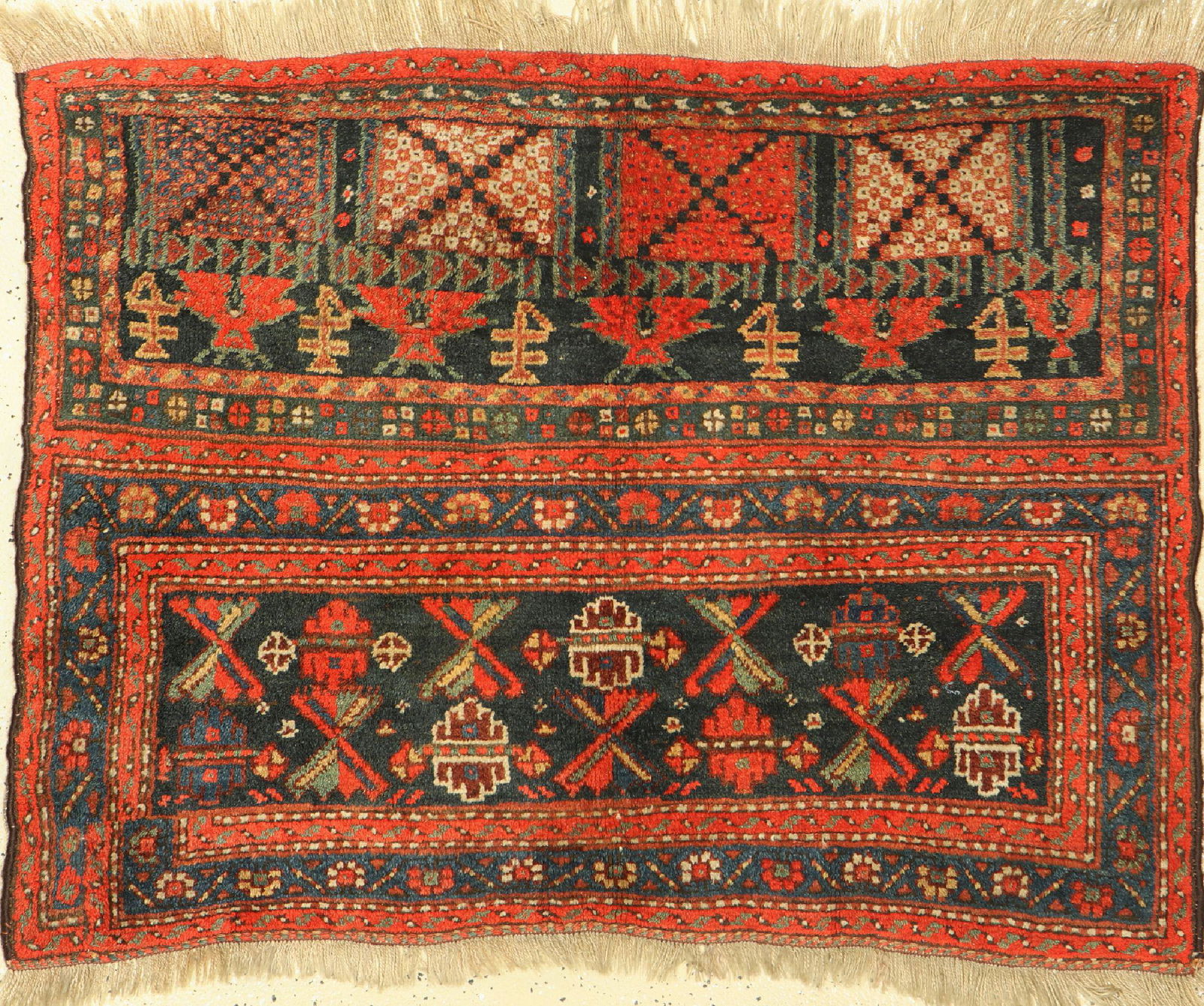Afshar bag face, Persia, around 1920, wool on wool (1 of 1)