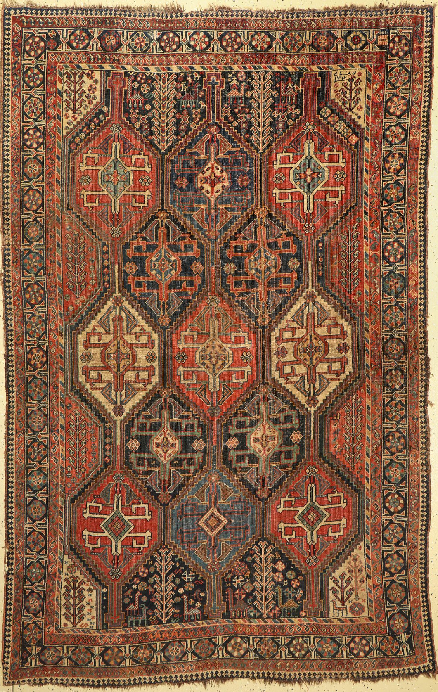 Antique Ghashgai, Persia, around 1900, wool onwool (1 of 1)