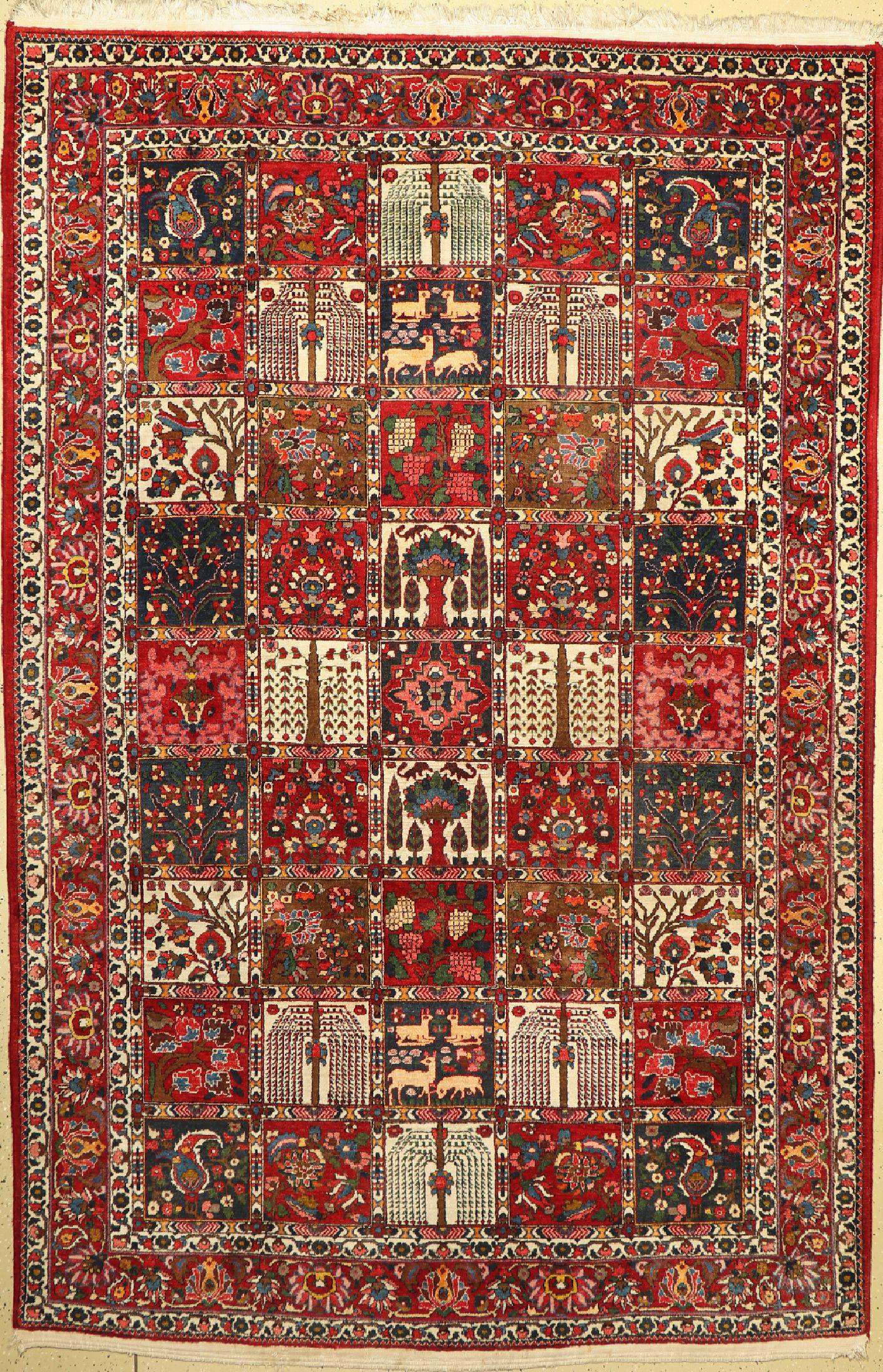 Bakhtiar, Persia, around 1960, wool on cotton,approx. 323 (1 of 1)