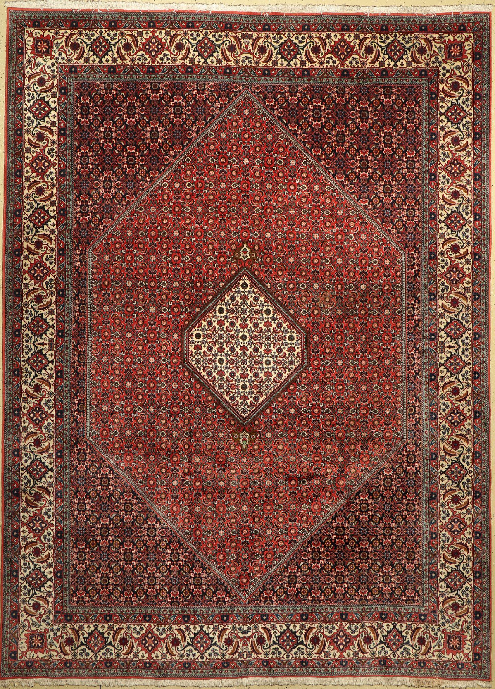 Bijar fine, Persia, approx. 50 years, wool on cotton (1 of 1)
