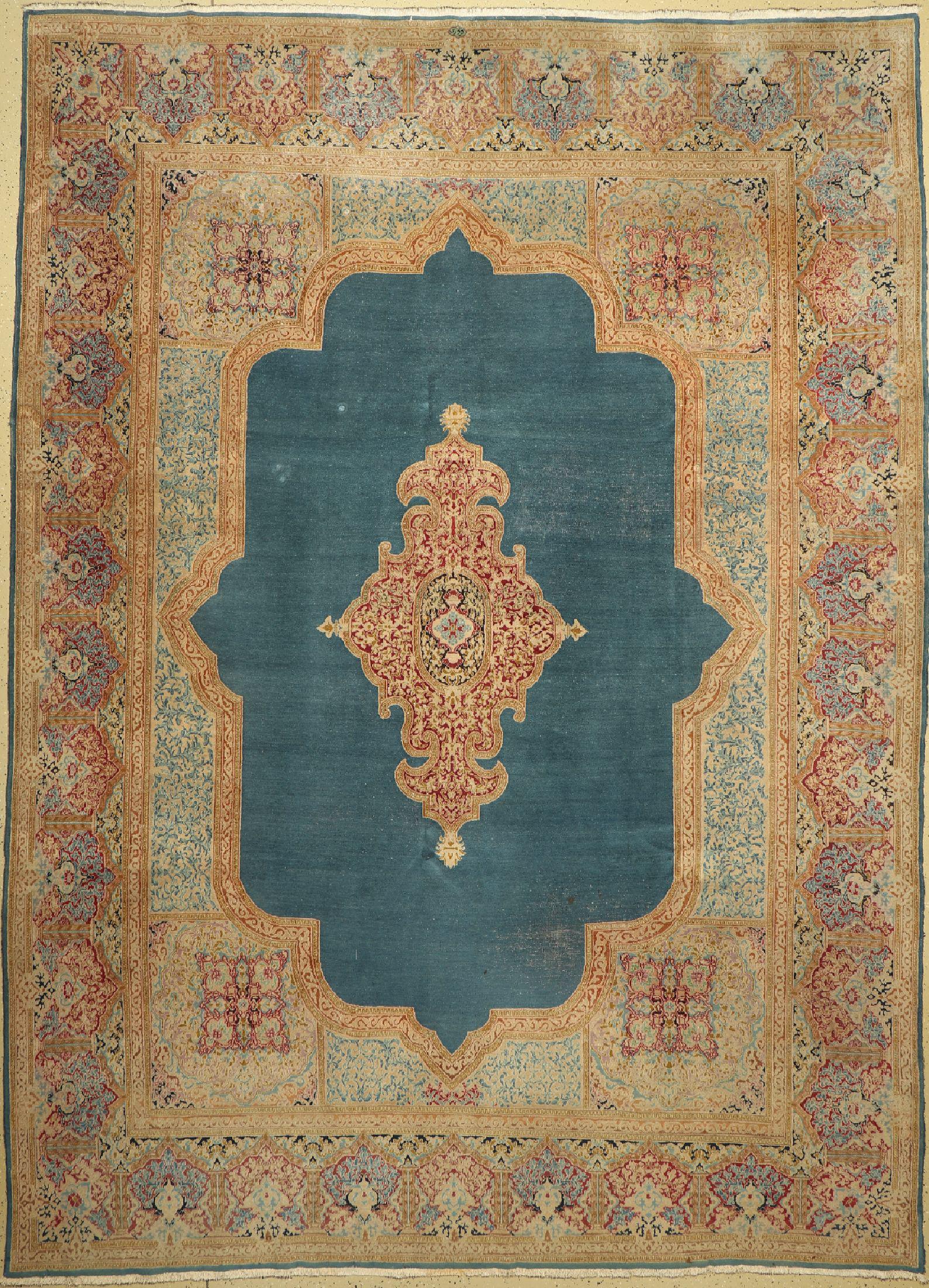 Kirman signed, Persia, approx. 60 years, wool on cotton (1 of 1)