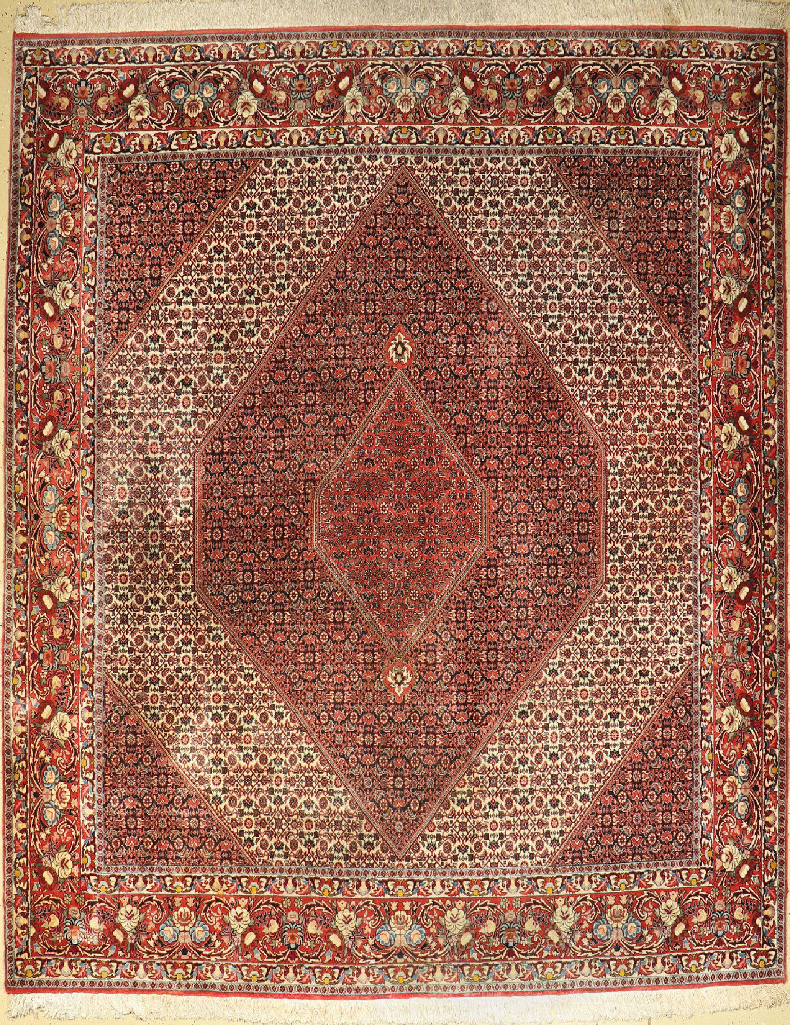 Bijar fine, Persia, approx. 50 years, wool on cotton (1 of 1)