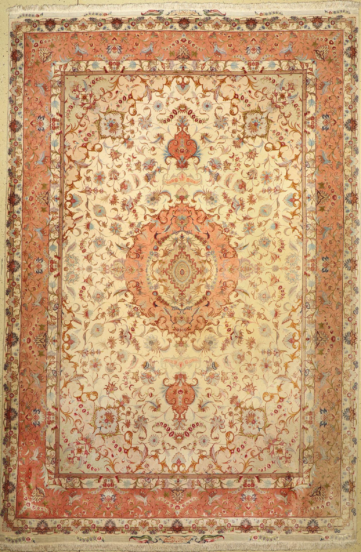 Tabriz fine (50 Raj), signed, Persia, approx. 50 years (1 of 1)