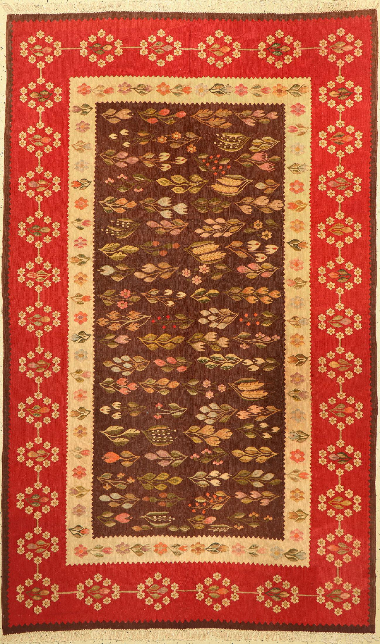 Bessarabian Kilim, Balkan, around 1940, wool on cotton (1 of 1)