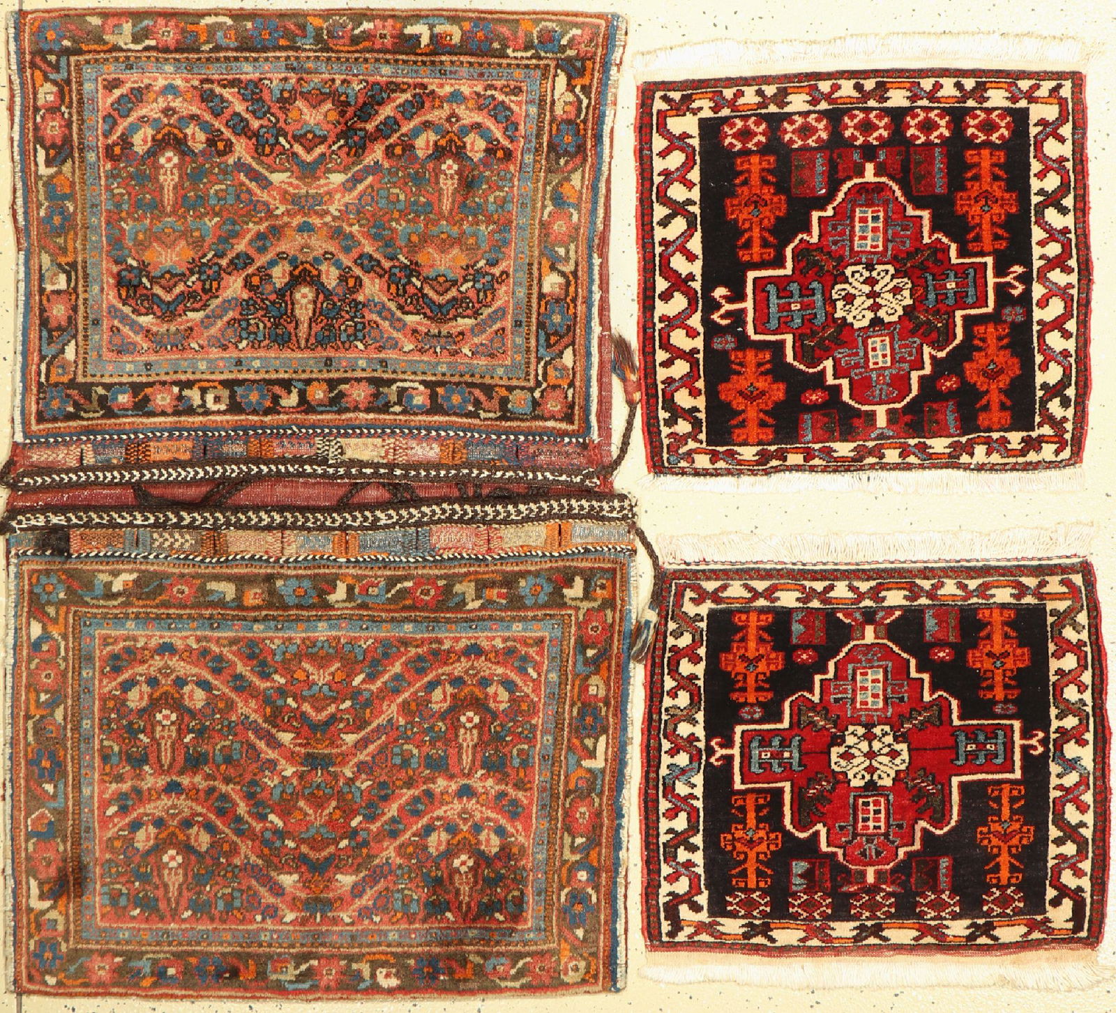 Mixed lot of double bag & bag face, Persia, around 1940 (1 of 1)