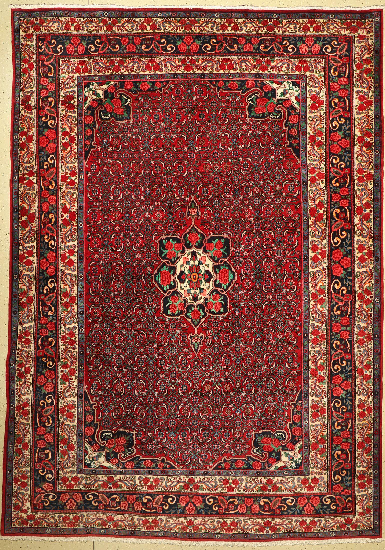 Bidjar, Persia, around 1950, wool on cotton, approx. 370 (1 of 1)