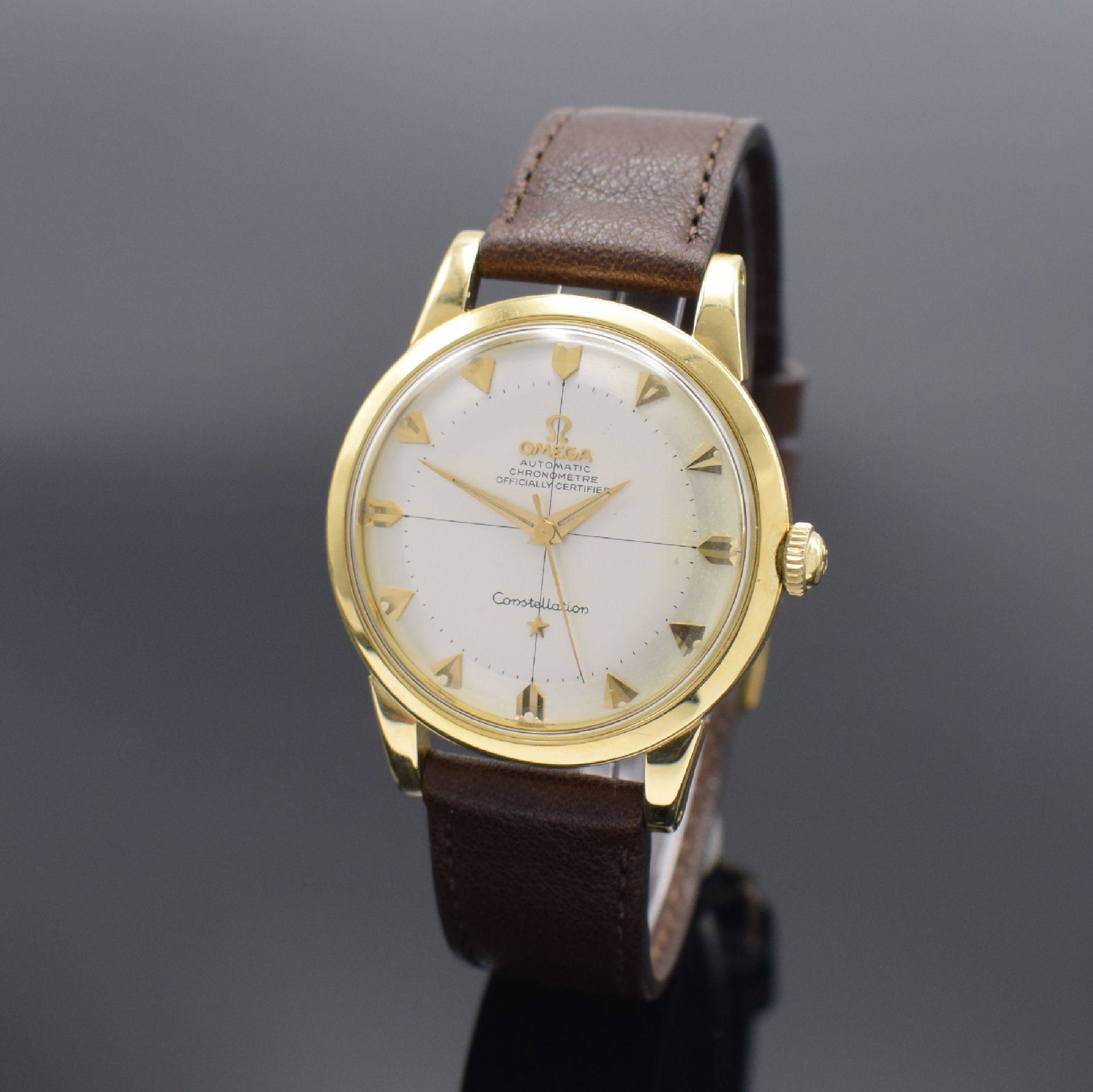OMEGA Seamaster large 18k yellow gold chronometer (1 of 9)