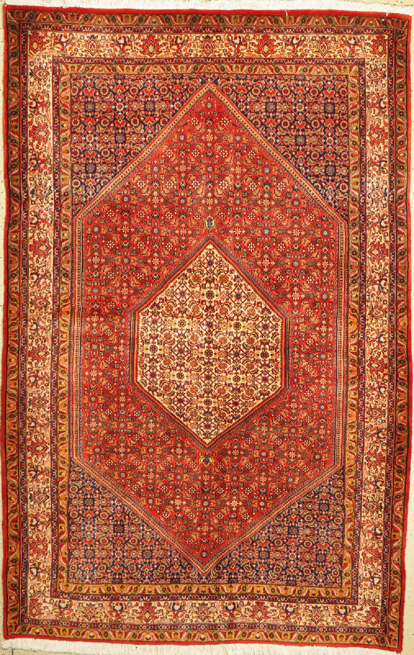 Bijar cork fine, Persia, around 1960, corkwool (1 of 1)