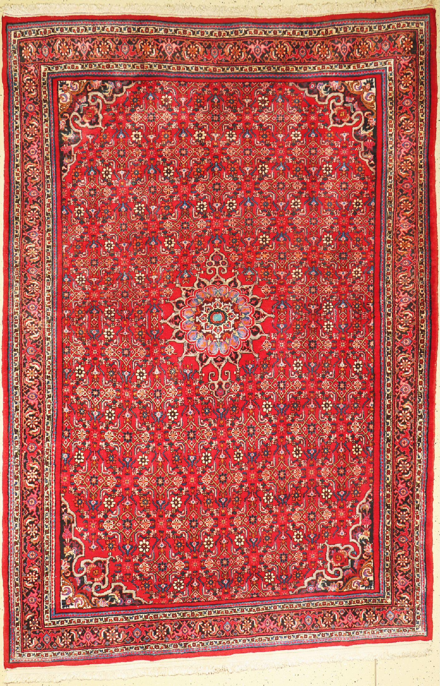 Bijar old, Persia, approx. 50 years, wool on cotton (1 of 1)