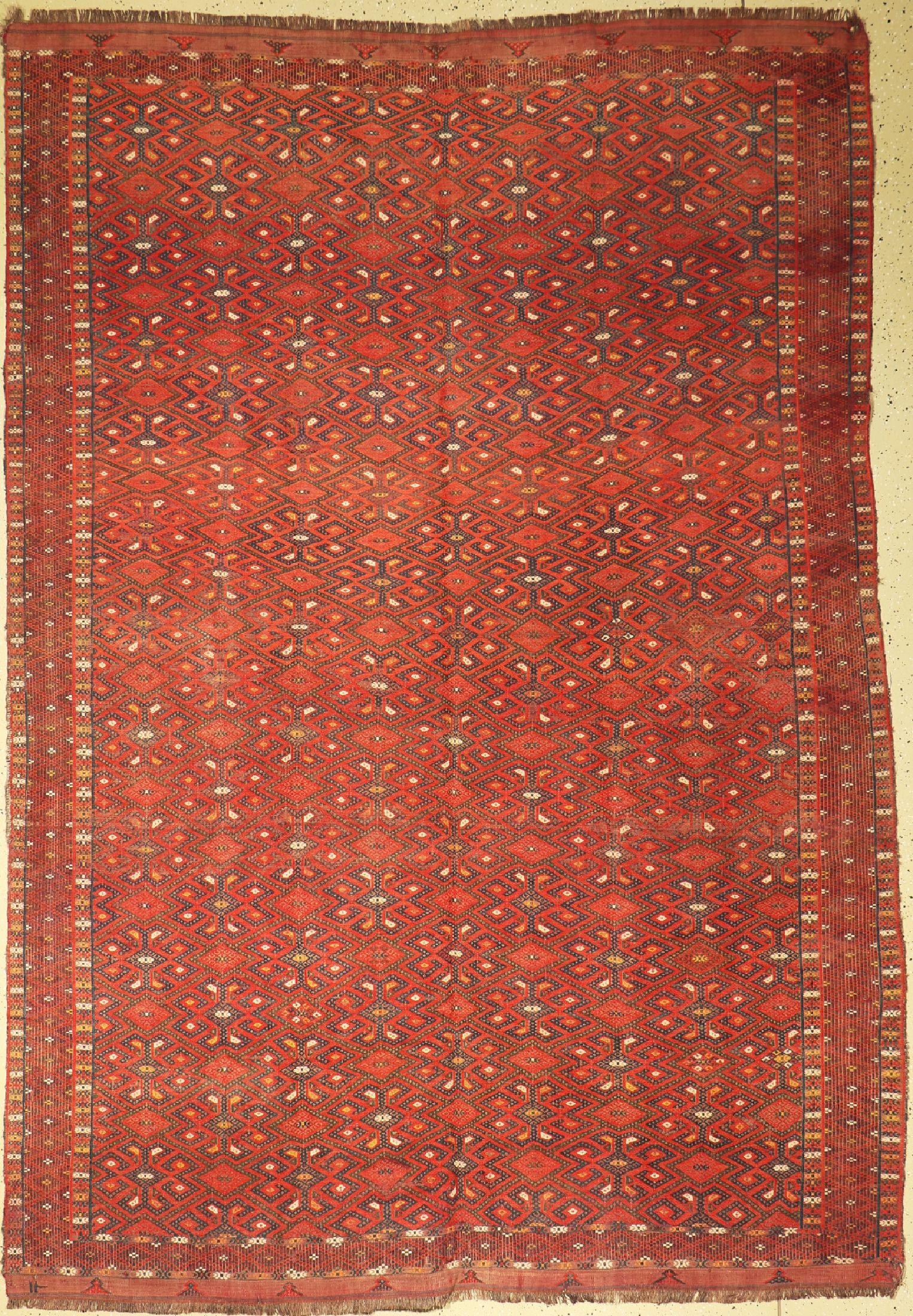 Sumakh antique, Turkmenistan, around 1900, wool on (1 of 1)